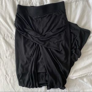 NWT DYNAMITE DRAPPED KNIT MAXI SKIRT